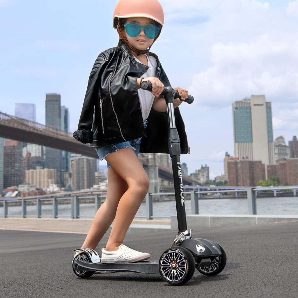Amazon.com : Jetson Scooters - Triton 3 Wheel Kick Scooter (Black) - Collapsible Portable Kids Three Wheel Push Scooter - Lightweight Folding Design - High Stability Lean-to-Steer Safety : Sports  Outdoors