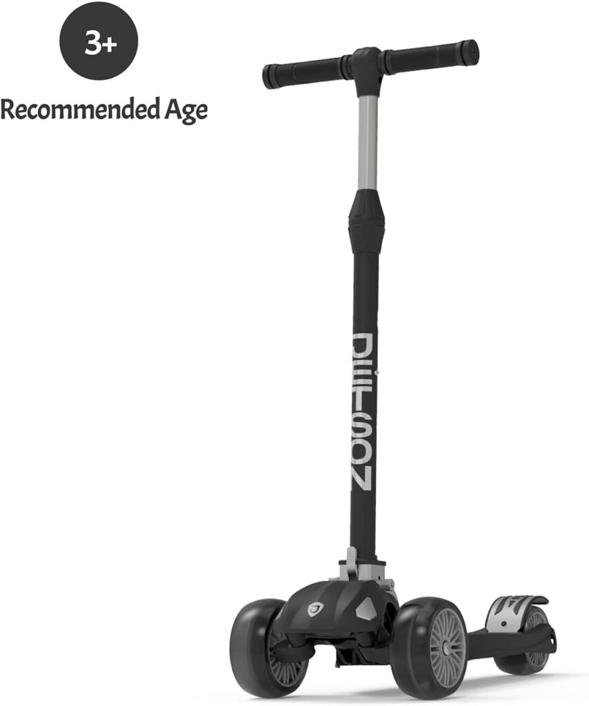 Amazon.com : Jetson Scooters - Triton 3 Wheel Kick Scooter (Black) - Collapsible Portable Kids Three Wheel Push Scooter - Lightweight Folding Design - High Stability Lean-to-Steer Safety : Sports  Outdoors