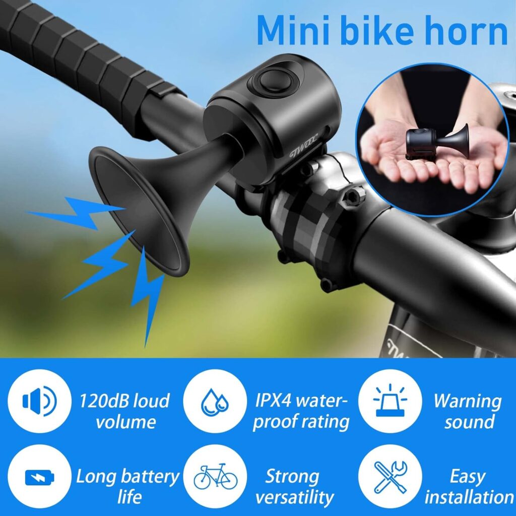 Amazon.com : OOPSCOOL Bike Horn,120dB Bicycle Bells IPX4 Waterproof Bike Bell with 300mAh Battery Operated Electric Horn for Mountain/Road Bike/Scooters Adult and Kids : Sports  Outdoors