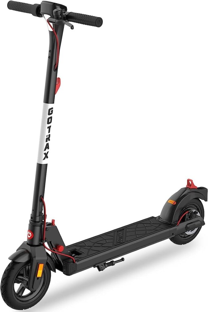 Gotrax APEX Series Electric Scooter, 8.5 Pneumatic Tire, 15(Max Ver 17) Miles and 250W up 15.5mph(Max Ver 350W 18mph),Max Ver Double Rear Suspension with HeadlightTaillight Foldable Escooter Adult