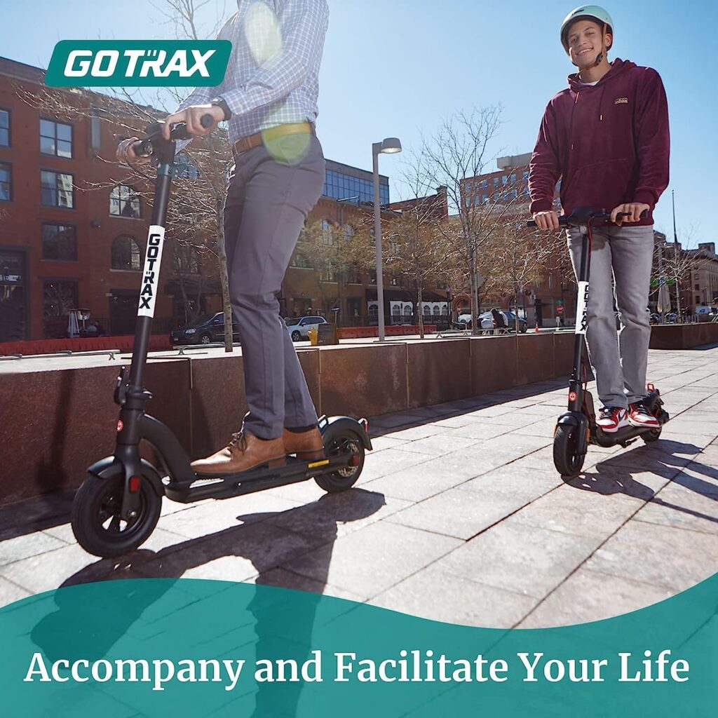 Gotrax APEX XL Commuting Electric Scooter - 8.5 Air Filled Tires - 15.5MPH  15 Mile Range Folding E Scooter for Adults Commuters (Black)