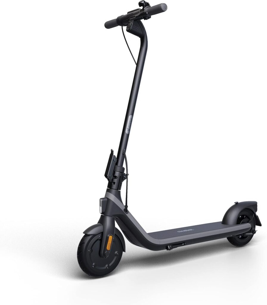 Amazon.com : Segway Ninebot E2 Electric KickScooter- 250W Brushless Motor, Up to 15.5 Miles Range  12.4 MPH, 8.1 Shock-Absorbing Tires, Electronic Drum Brake, Commuter E-Scooter for Adults and Teens : Sports  Outdoors