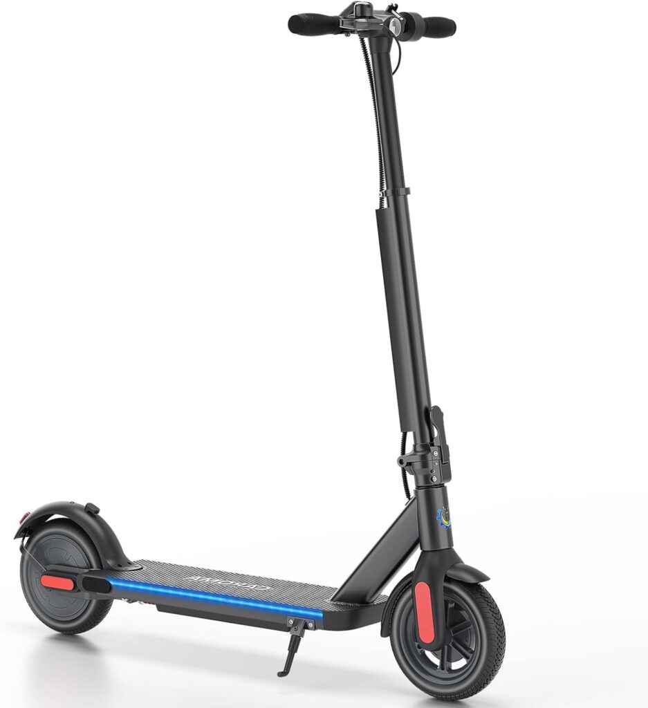 Caroma Electric Scooter, 15.5/20 Mph  20 Miles Range, 250W/350W Foldable Electric Scooters for Adults Teens, Portable E Scooter w/Braking System  Shock Absorption, Cruise Control