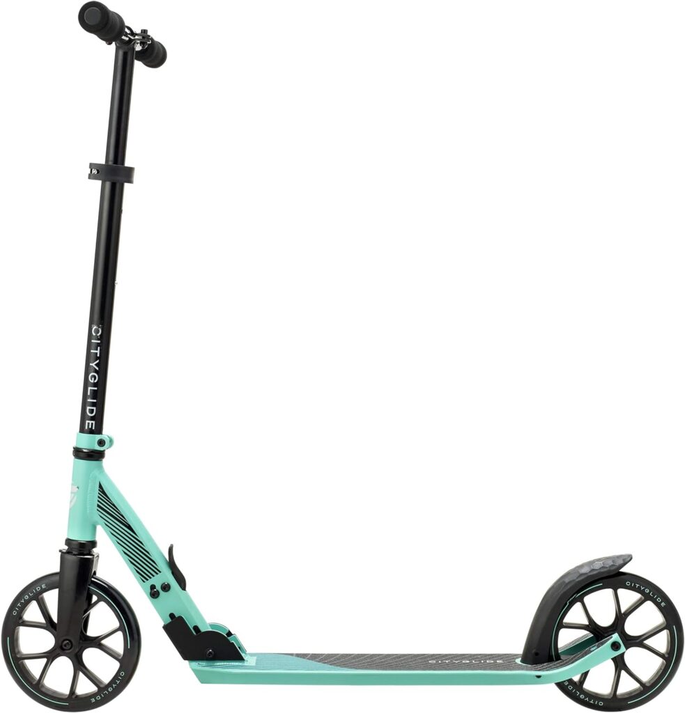 CITYGLIDE C200 Scooter for Adults -Foldable, Lightweight, Adjustable Adult Scooter 220 lbs Capacity - Kick Scooters for Adults with Carry Strap and Kickstand