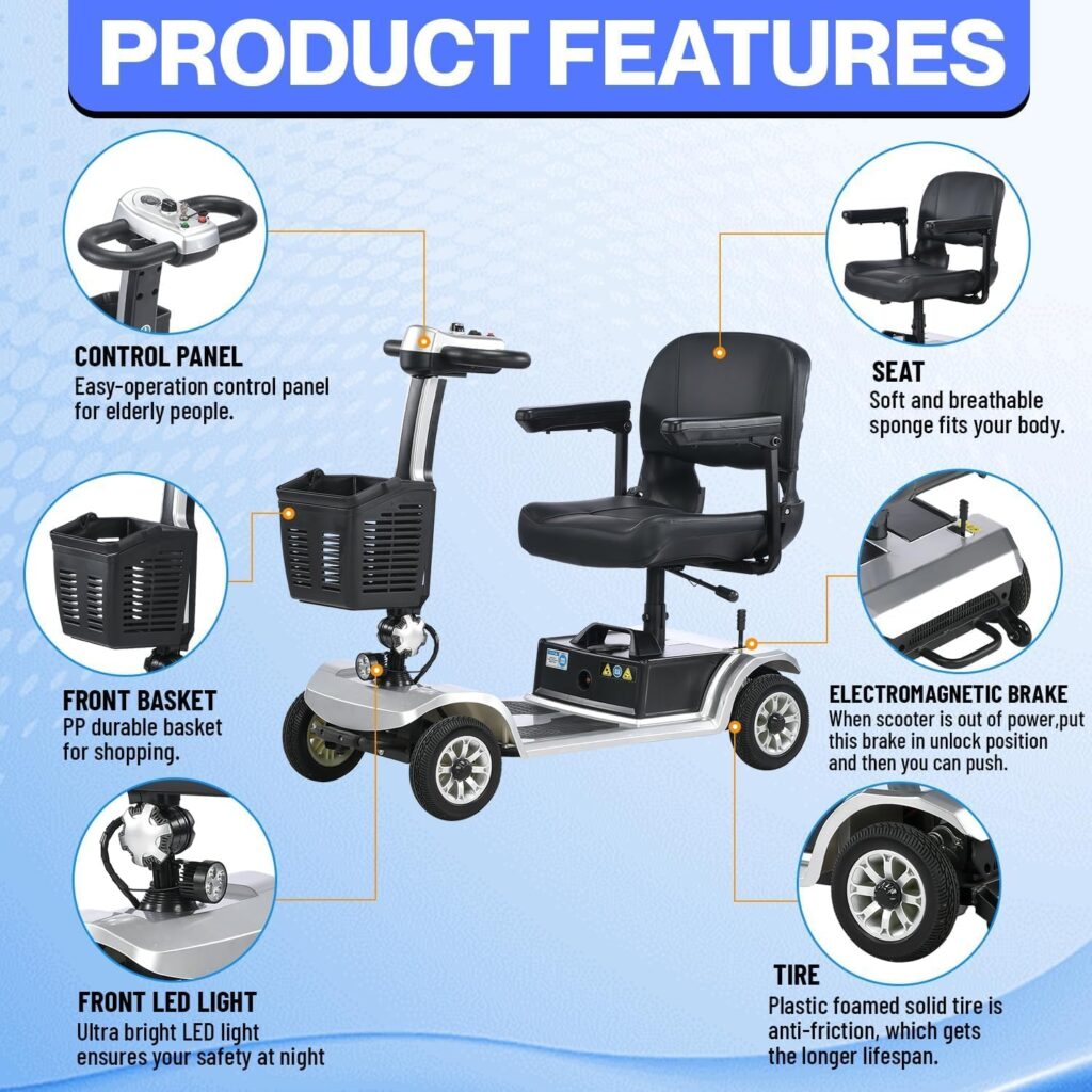 eHoodax 4 Wheels Scooter Review First Choice Scooters