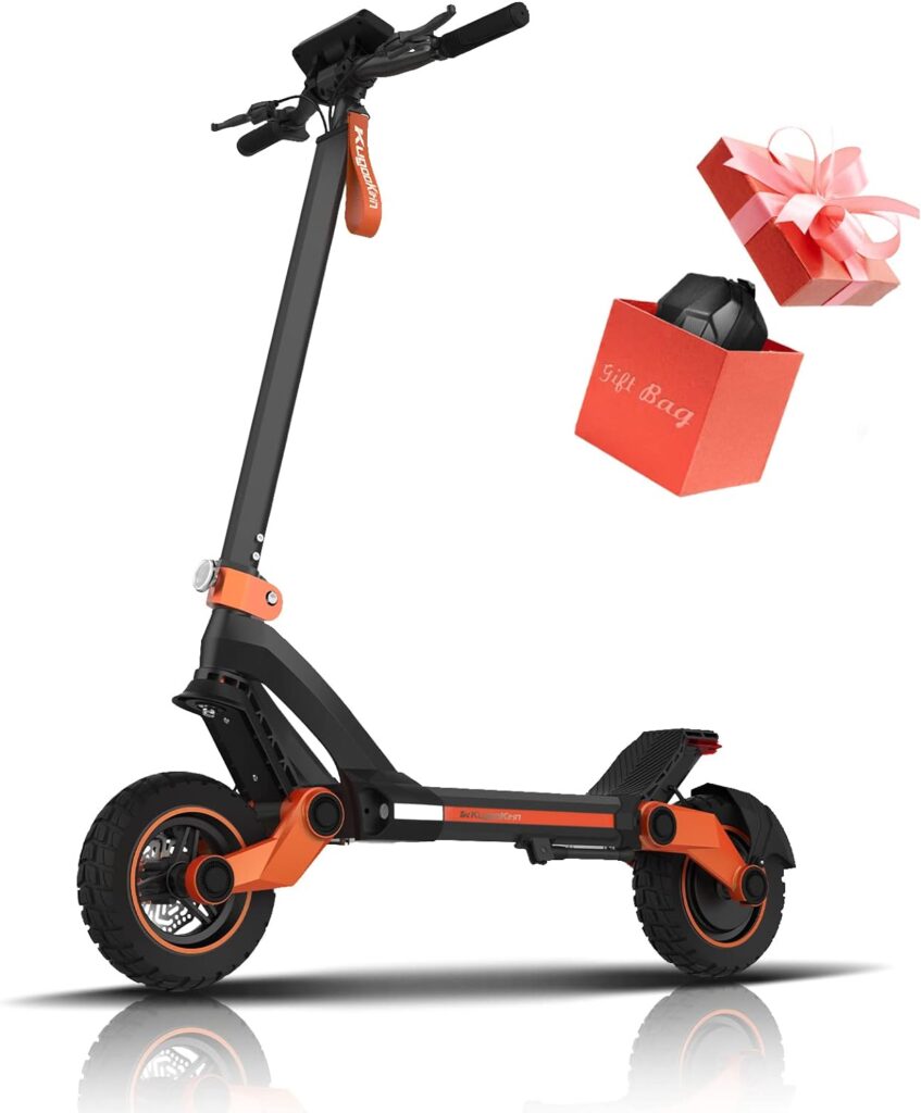 Electric Scooter, Kugookirin G3 Electric Scooter for Adults 1200W Powerful Motor Up to 31 mph, 10.5 Off Road Tires 52V/18Ah Large Capacity, Folding Fast e Scooter for Adult