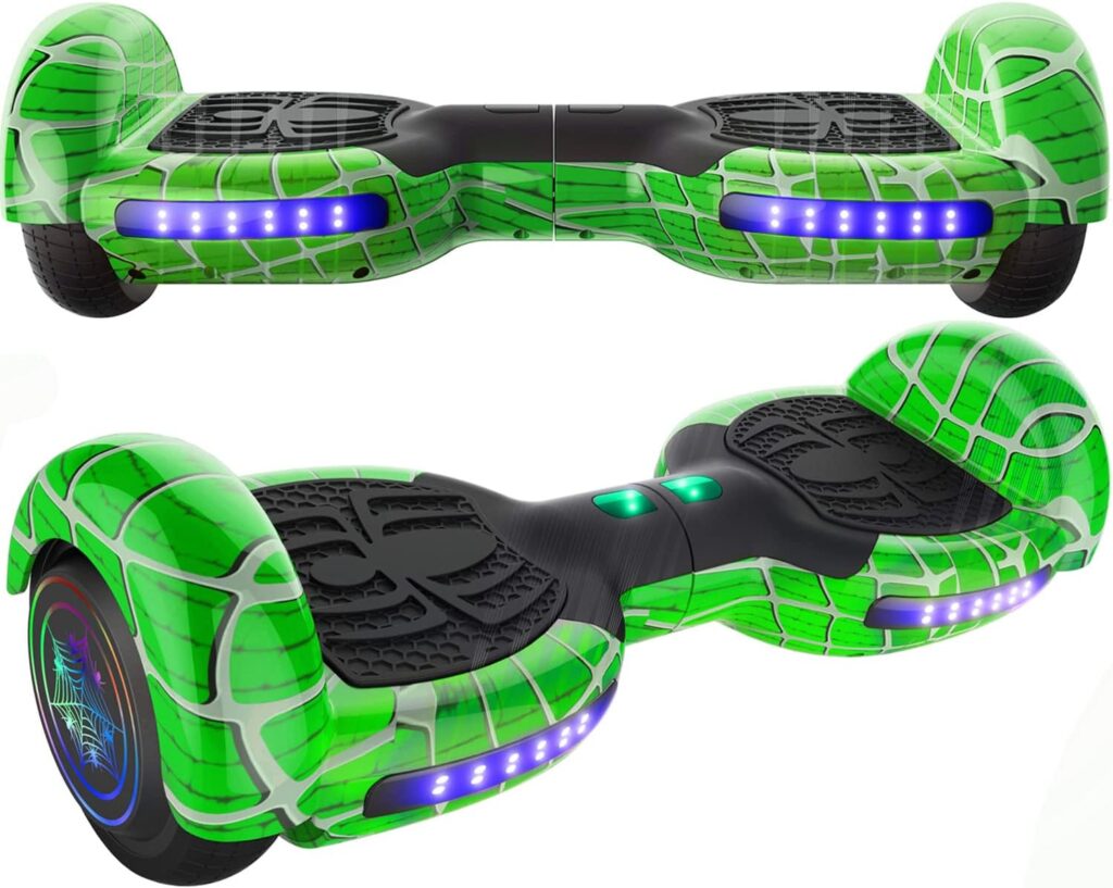 Emaxusa Hoverboard for Kids, with Bluetooth Speaker and LED Lights 6.5 Self Balancing Scooter Hoverboard for Kids Ages 6-12