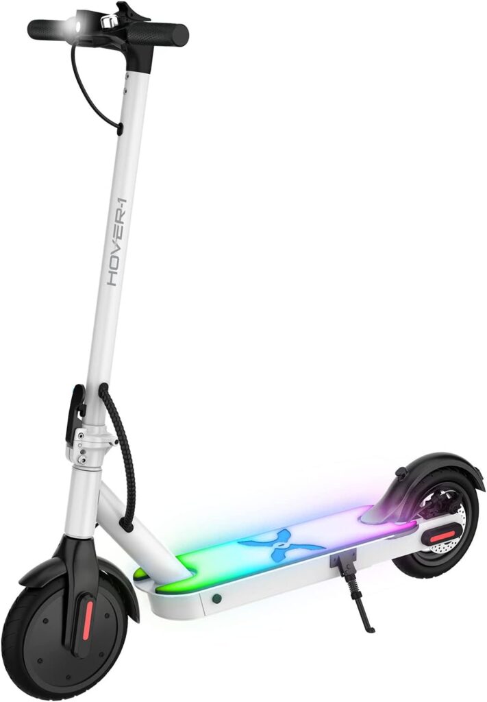 Hover-1 Jive Electric Scooter 16 MPH, 8 Mile Range, 5HR Charge, LCD Display, 8.5 Inch High Grip Tires, 264 LB Max Weight, Cert Tested, for Kids, Teens, Adults