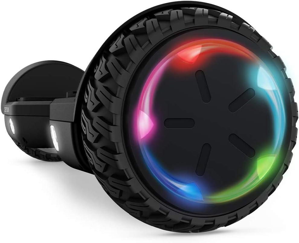 Jetson All Terrain Hoverboard with LED Lights, LED Light-up Wheels, Self-Balancing Hoverboard with Active Balance Technology, Ages 12+