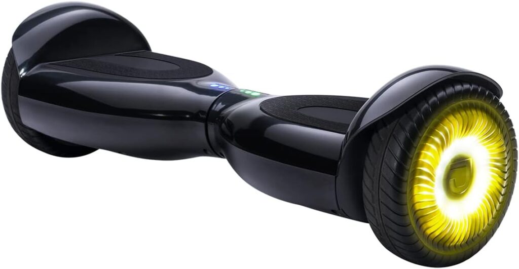 Jetson Hoverboard - Zone Hoverboard with Off-Road All-Terrain Wheels - Lightweight Black Hoverboard with Light Up LED Wheels - Heavy Duty Self-Balancing Smart Hoverboard : Sports  Outdoors