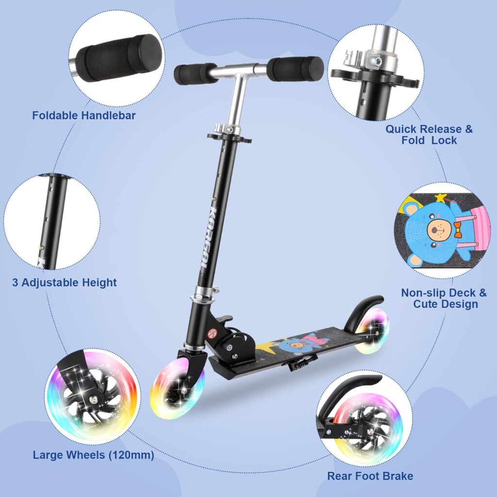 Globber NL Seres 2-Wheel Kck Scooters For Kds, Teens And Adults