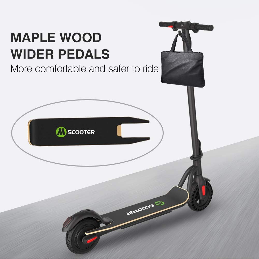 MEGAWHEELS Electric Scooter, 3 Gears, Max Speed 15.5MPH, 12-17 Miles Rang 7.5Ah/5.0 Ah Powerful Battery with 8 Tires Foldable Electric Scooter for Adults, Teens, Kids, Load 220-265 lbs