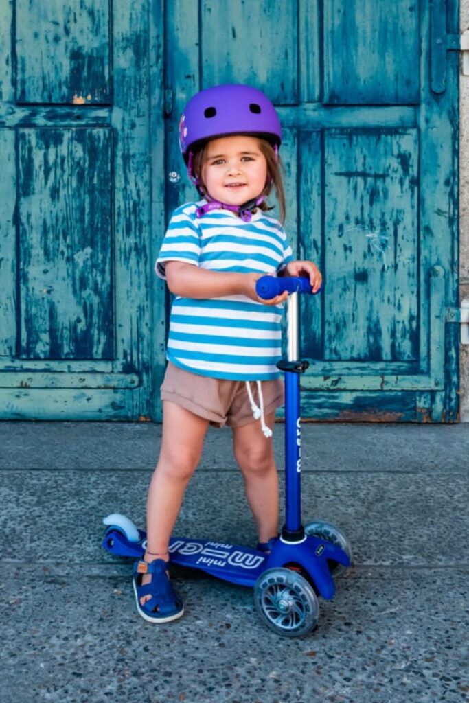 Micro Kickboard - Mini Deluxe LED 3-Wheeled, Lean-to-Steer, Swiss-Designed Micro Scooter for Preschool Kids with LED Light-up Wheels, Ages 2-5