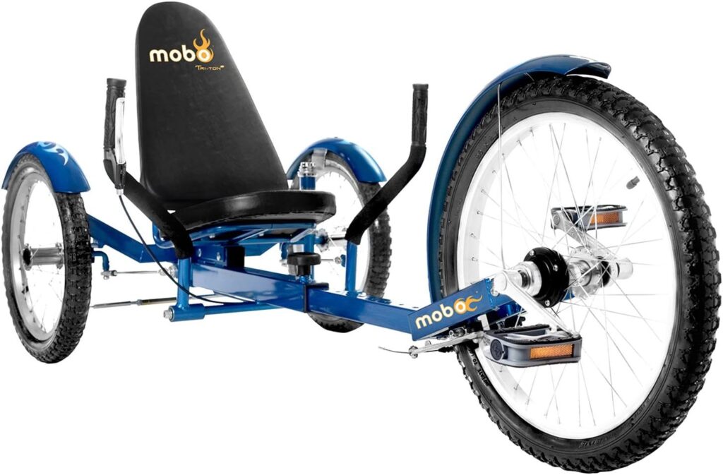 Mobo Triton Pro Adult Tricycle for Men  Women. Beach Cruiser Trike. Pedal 3-Wheel Bike
