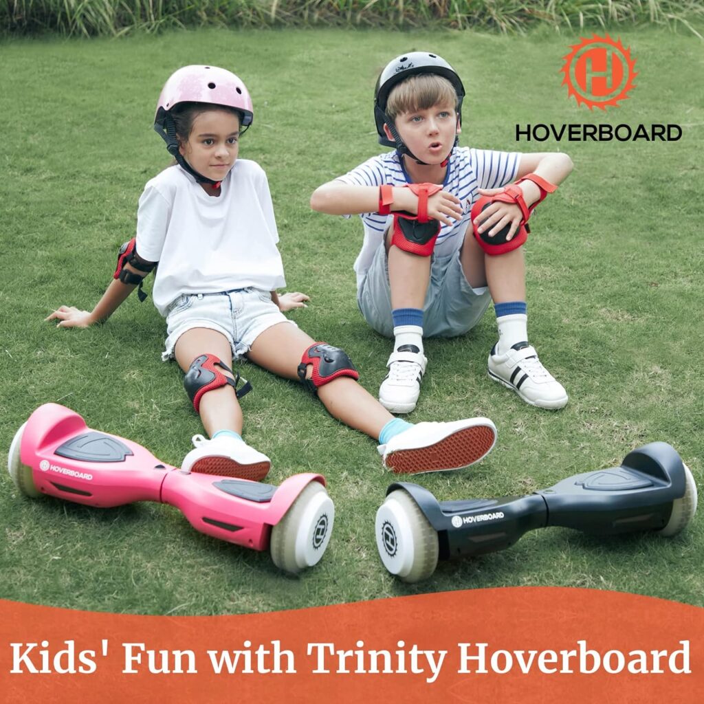 Pilot Hoverboard for Kids Ages 6-12, Hover Board with Music Speaker  LED Wheel Lights, All Terrain Hoverboard Gift for Boys Girls Teenagers, Self Balancing Scoters with Safety UL2272 Certification