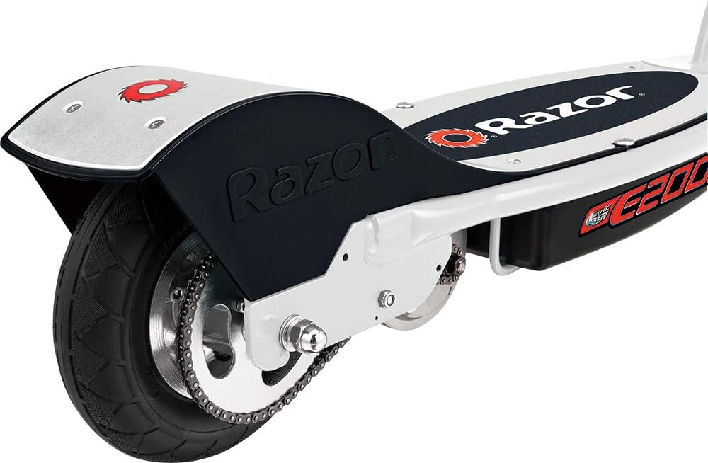 Razor E200 Electric Scooter for Kids Ages 13+ - 8 Pneumatic Tires, 200-Watt Motor, Up to 12 mph and 40 min of Ride Time, For Riders up to 154 lbs : Everything Else