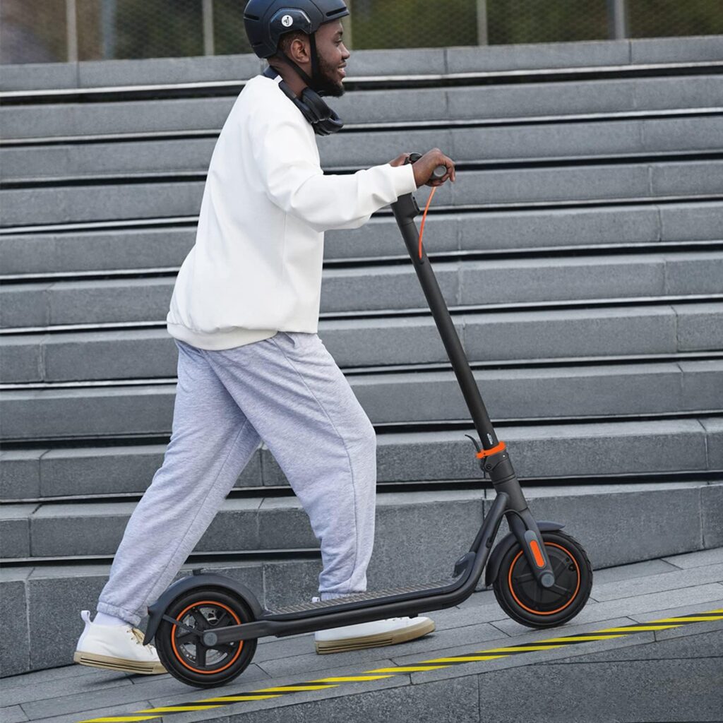 Segway Ninebot KickScooter F25/F30/F40/F2/F65, 12.4/18.6/25/40.4 Mi Range  15.5/18 MPH, 11 Tire, Dual Braking System and Cruise Control, Electric Commuter Scooter