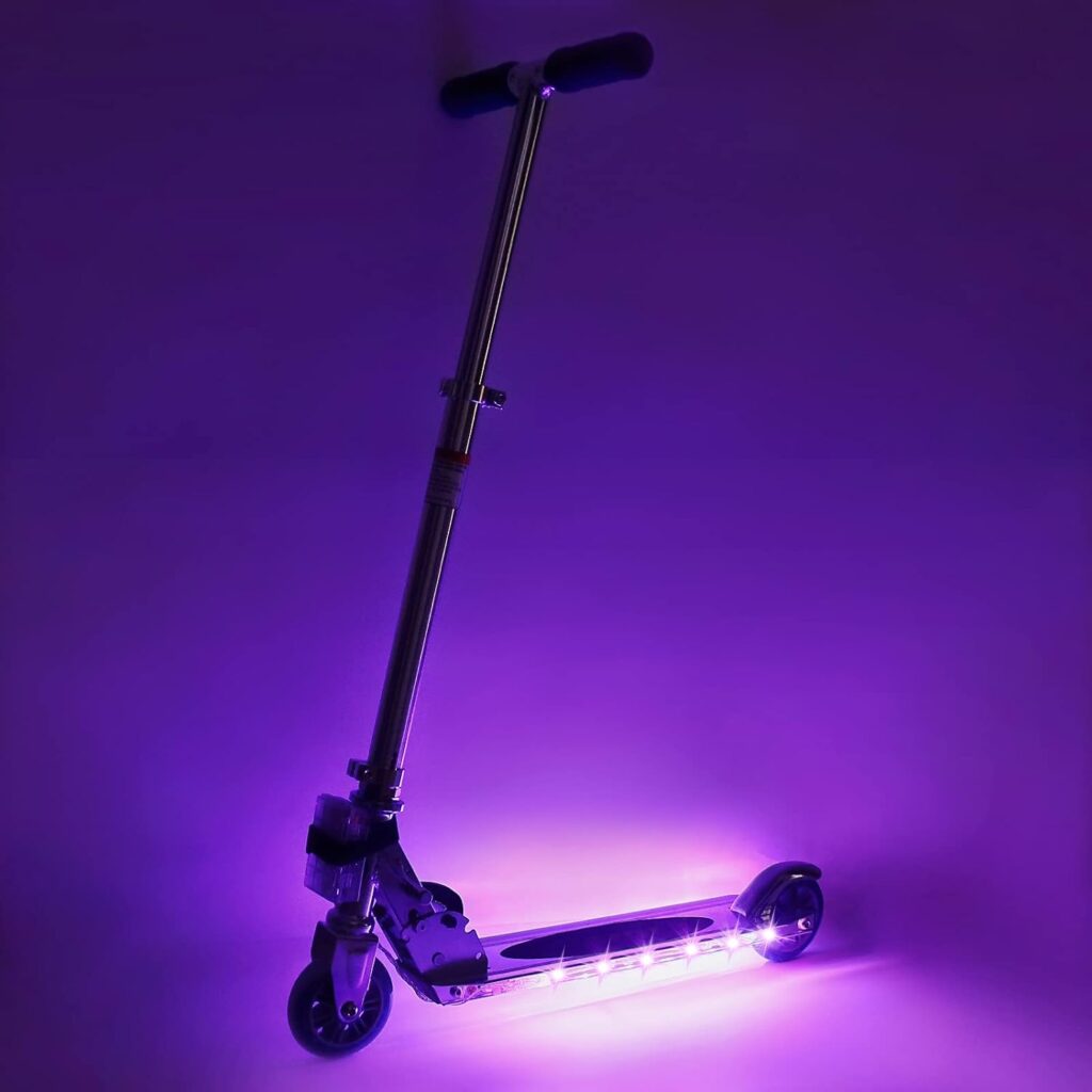 Waybelive LED Scooter Deck Light, Remote Control Skateboard Light, 16 Color Change by Yourself, 10 Ft, Waterproof, Shockproof, Super Bright to Display at Night. Good Gift for Kids