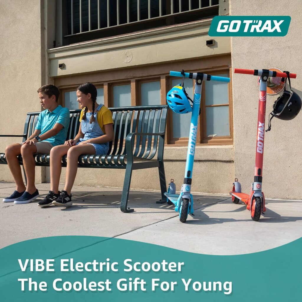 Gotrax Electric Scooter, Max 15.5MPH/12MPH 7 Mile Range 6/6.5 Solid Wheel with Cruise Mode, Electric Kick Scooter for Ages 8+