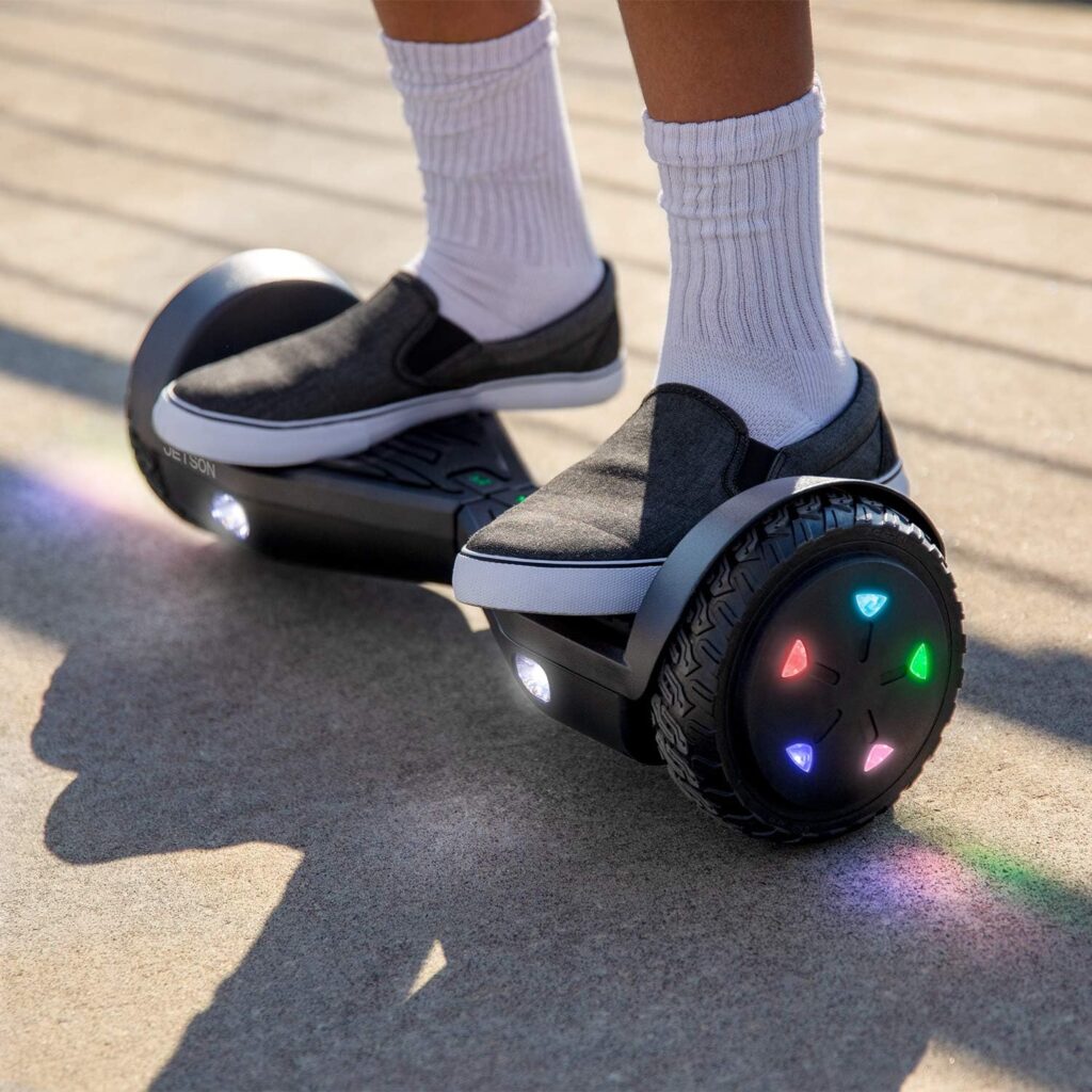 Jetson All Terrain Hoverboard with LED Lights, LED Light-up Wheels, Self-Balancing Hoverboard with Active Balance Technology, Ages 12+