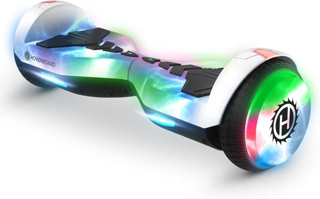 Pulse Hoverboard for Kids Ages 6-12, 6.5Self-Balancing Scooter with Music Speaker  6 Colorful Lights Modes, Electric Hover Board for Adults Kids Gift, UL2272 Certified