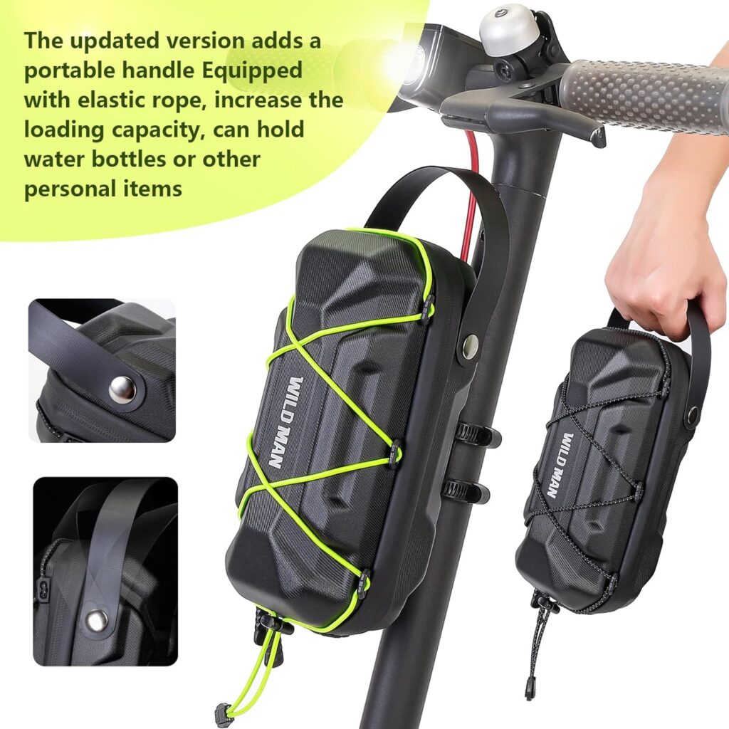 WILD MAN Scooter Bag Scooter Handlebar Bag, Electric Scooter Storage Bag for Kick Scooter waterproof scooter package