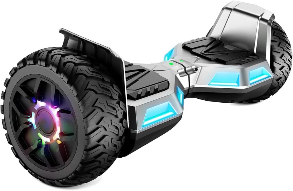 SISIGAD 8.5 Hoverboard for Kids Ages 6-12, with Built-in Bluetooth Speaker