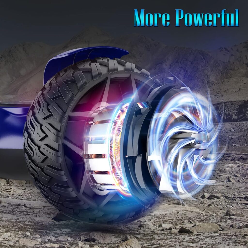 UNI-SUN All Terrain Hoverboard, 8.5 Offroad Hoverboard, Hoverboard with Lights and Bluetooth for Adults and Teens, Off Road Hoverboard Gifts