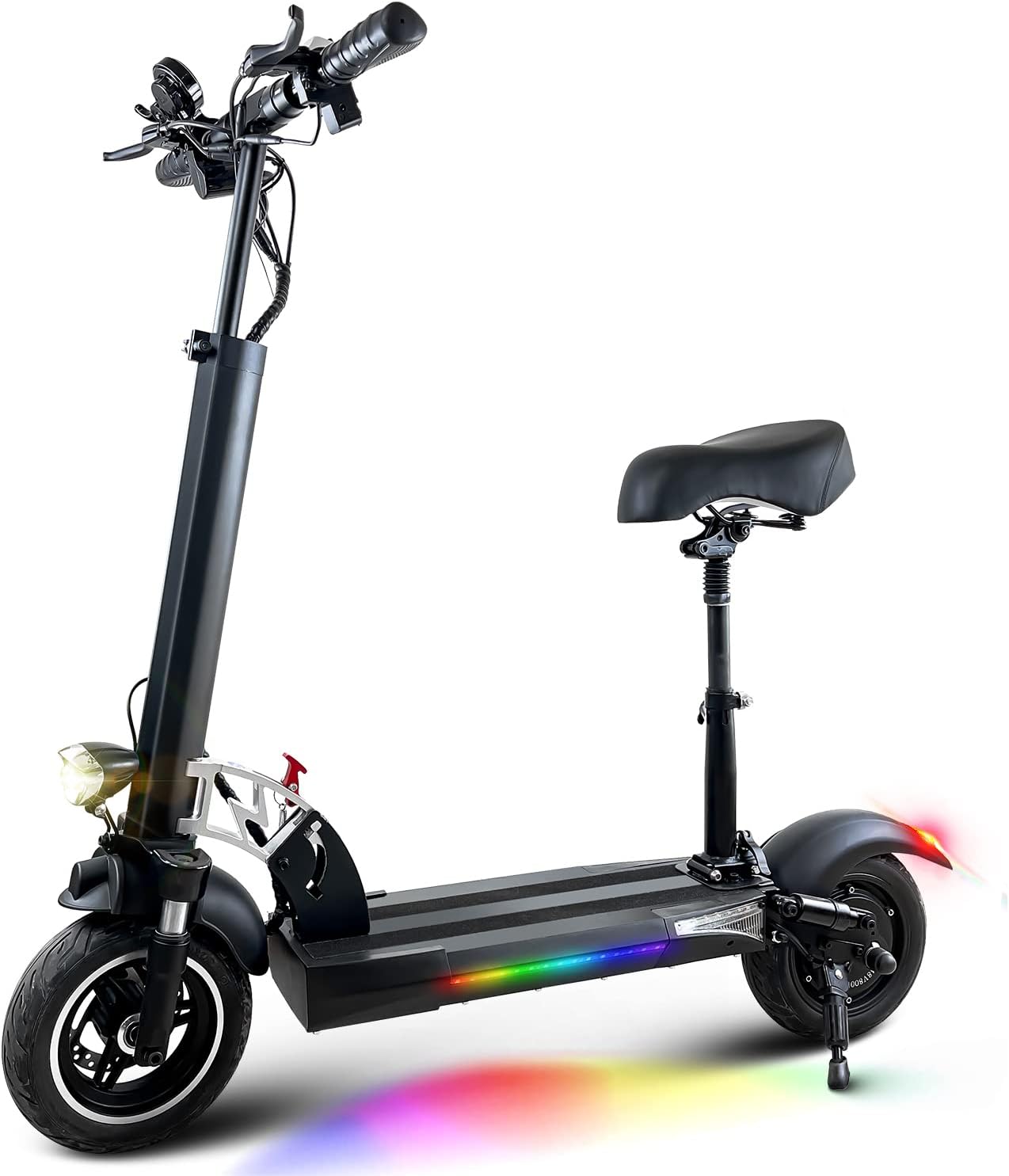 HVD-3 Electric Scooter For Adults Review 30 MPH & 35 Miles by 800w, 10″ Off-Road Tires