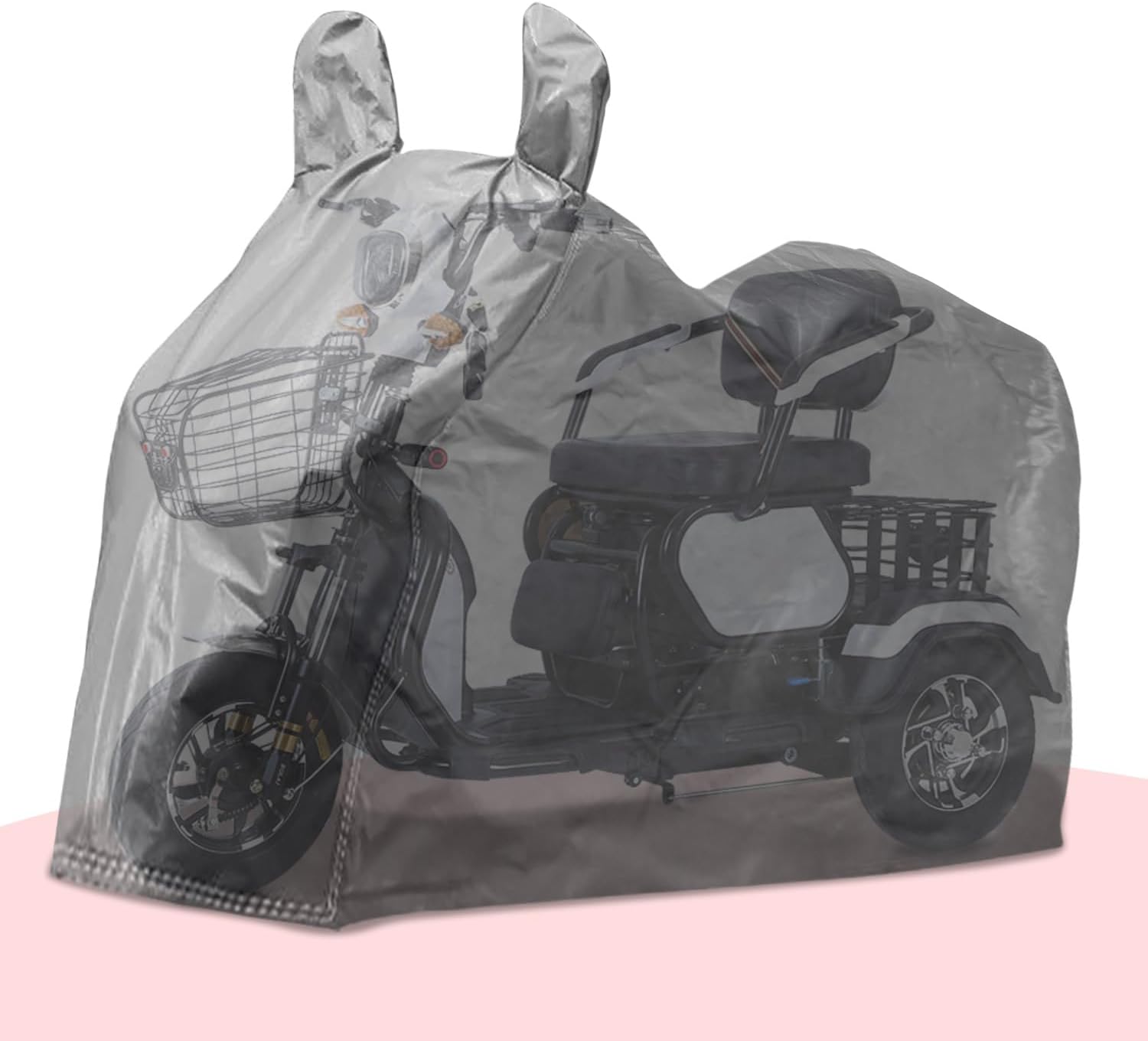 Mobility Scooter Covers Waterproof Outdoor,3 Wheel Scooter Cover,Heavy Duty 600D Waterproof Fabric,Electric Wheelchair Covers Waterproof,Durable Buckle Lock-Holes,Storage Cover for Transport