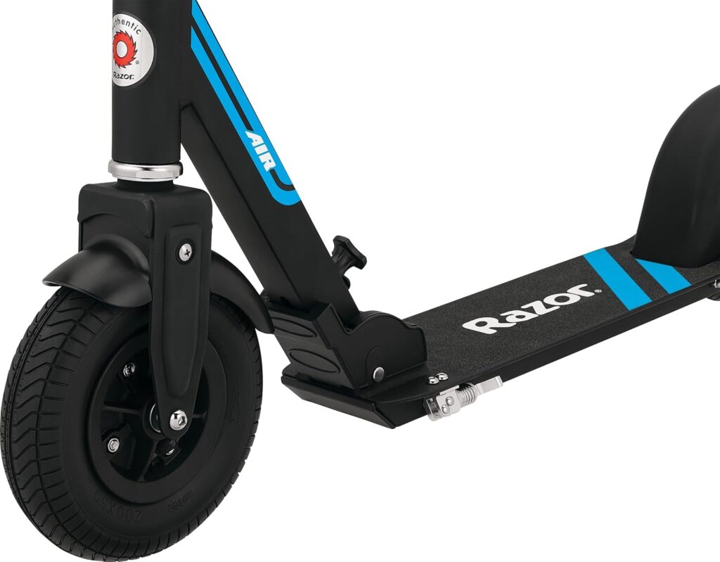 Razor A5 Air Kick Scooter for Kids Ages 8+ - Extra-Long Deck, Pneumatic Rubber Wheels, Foldable, Anti-Rattle Handlebars, for Riders up to lbs Razor A5 Air Kick Scooter for Kids Ages 8+ - Extra-Long Deck, Pneumatic Rubber Wheels, Foldable, Anti-Rattle Handlebars, for Riders up to lbs