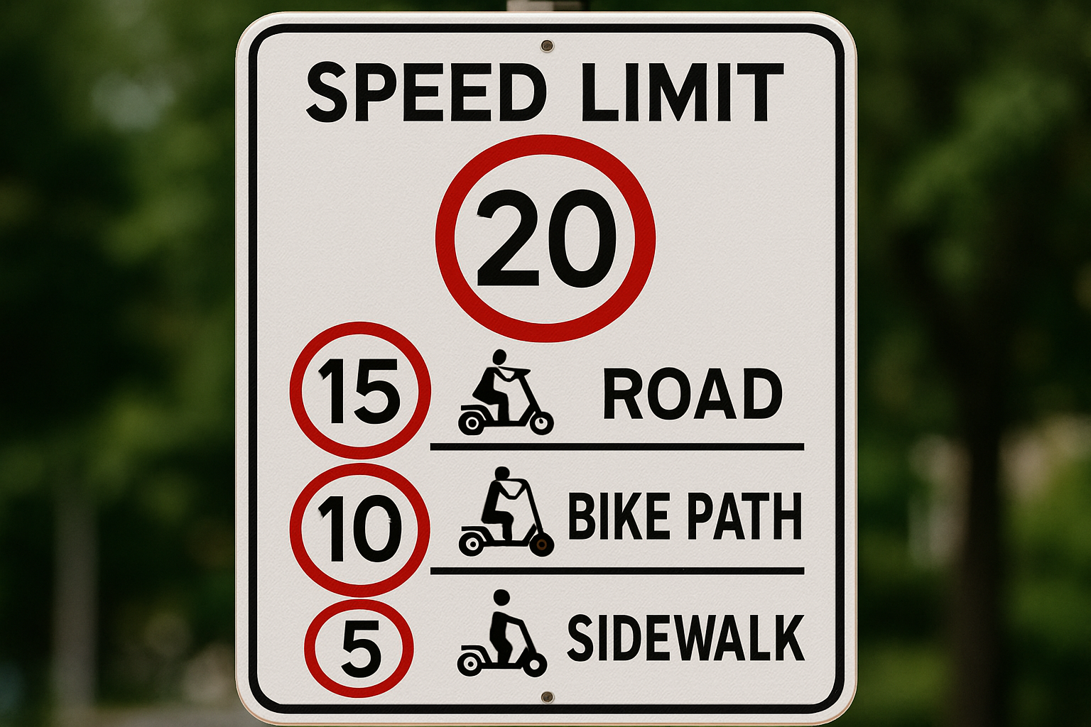 Are There Any Speed Limits For Scooters In Certain Areas?